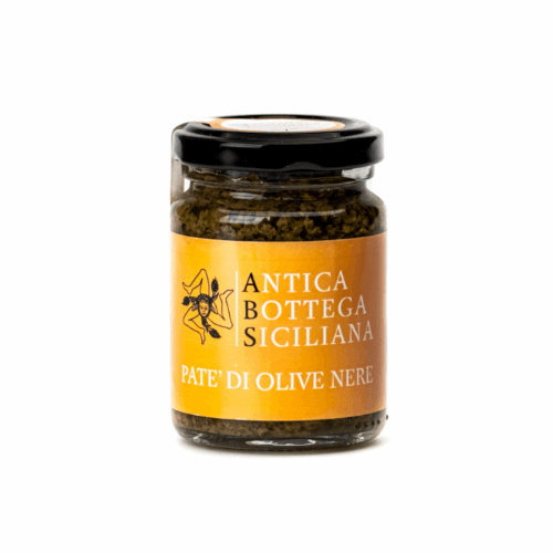 ANTICA BOTTEGA SICILIANA - Tartinade d'olives noires siciliennes dénoyautées 90g