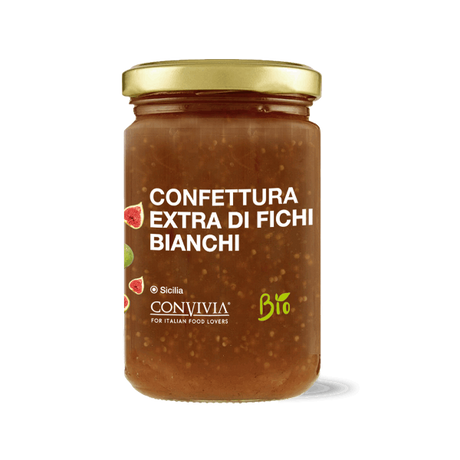 CONVIVIA - Confiture extra de figues blanches BIO 360g