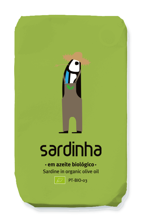 SARDINHA - Sardines dans l'huile d'olive biologique 120g