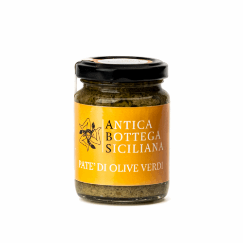 ANTICA BOTTEGA SICILIANA - Crème à tartiner 100% Olives vertes de Sicile 90g