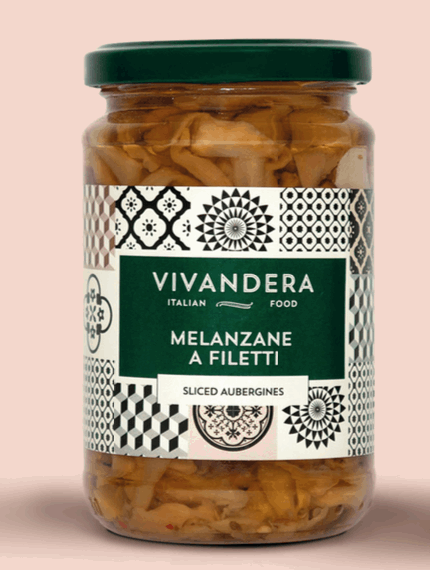 VIVANDERA - Filets d'aubergines à l'huile 300g