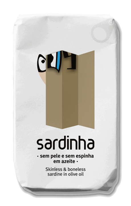 SARDINHA - Sardines sans peau et sans arêtes 120g