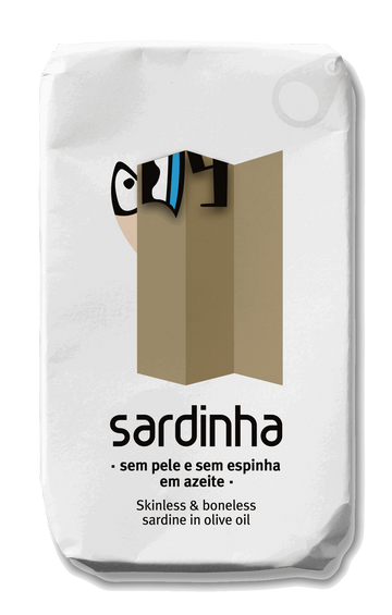 SARDINHA - Sardines sans peau et sans arêtes 120g