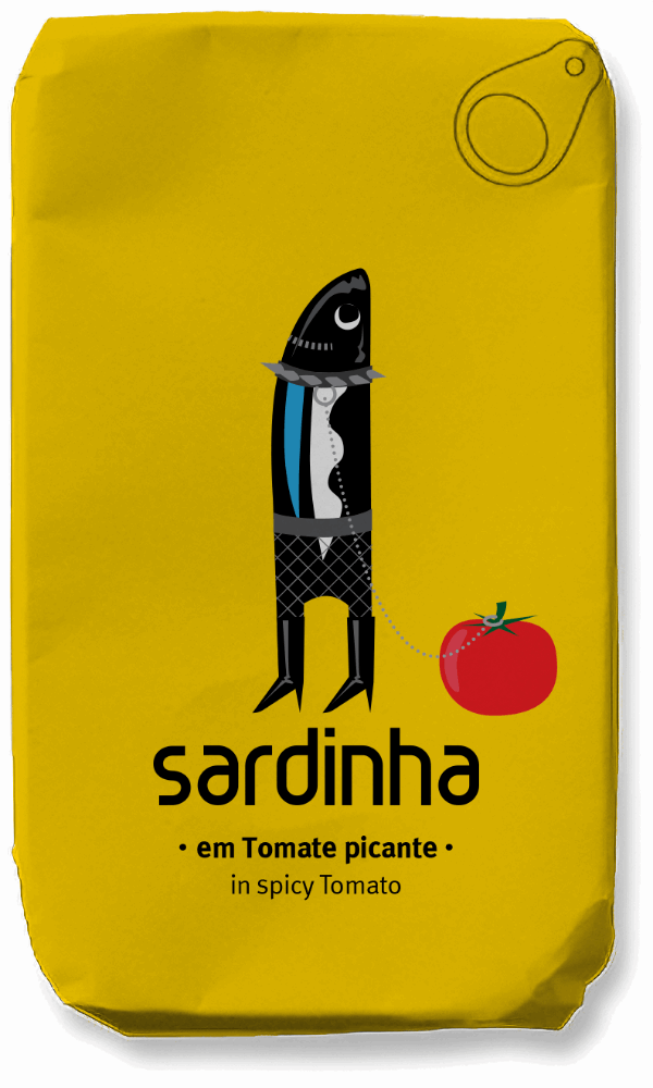 SARDINHA - Sardine à la tomate épicée 120g