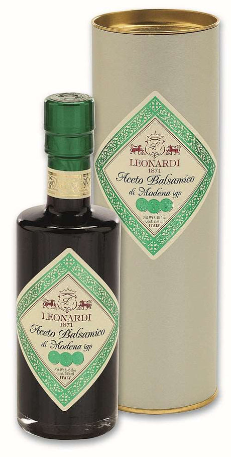 LEONARDI - Vinaigre balsamique de Modena "3 Médailles VERT" 6 ans 250 ml