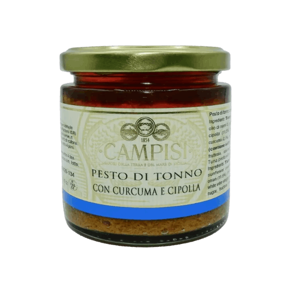CAMPISI - Pesto de thon au curcuma et à l'oignon 210g