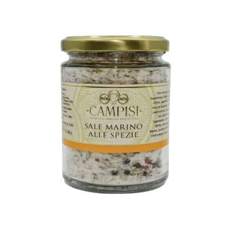 CAMPISI - Sel marin aux épices en bocal 300g